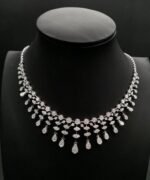 ⁦Diamond  Full Set  on 18 K White Gold⁩ - الصورة ⁦3⁩