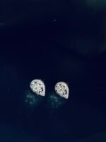 ⁦Diamond earring with gold 1.12⁩ - الصورة ⁦2⁩