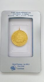 ⁦Gold ingot 8 Gram with pendant⁩ - الصورة ⁦2⁩