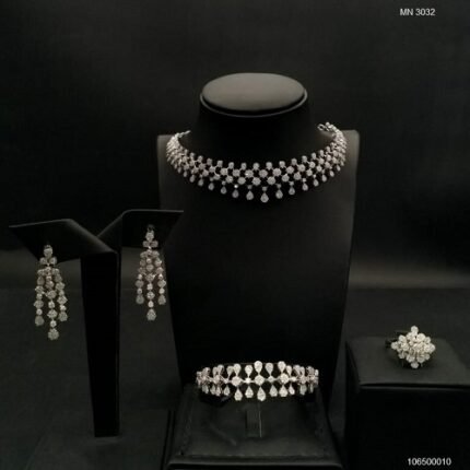 Diamond Full Set on 18 K White Gold