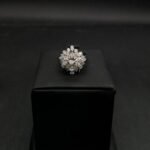 ⁦Diamond  Solitaire Full Set  on 18 K White Gold⁩ - الصورة ⁦2⁩