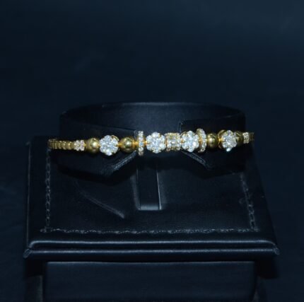 Diamond Breacelets on 18 K Yellow Gold