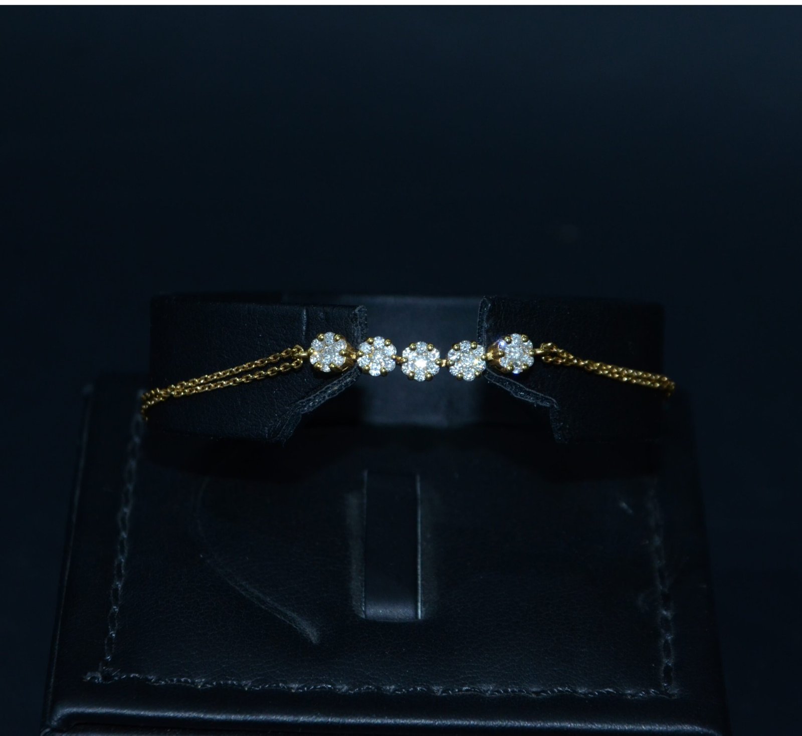 DSC_8254 Diamond Breacelets on 18 K Yellow Gold - الصورة 1