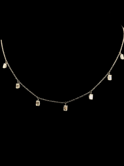 Diamond Pandant on 18 K White Gold