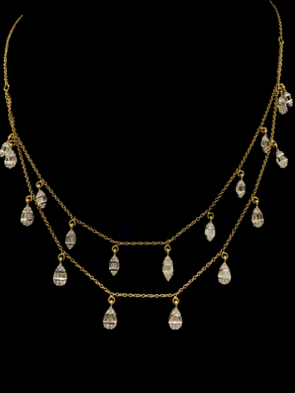 Diamond Pandant on 18 K Yellow Gold