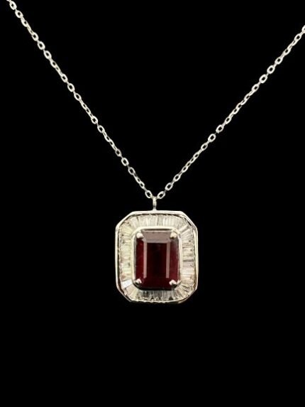 Diamond Pandant on 18 K White Gold