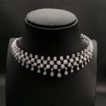 ⁦Diamond  Full Set  on 18 K White Gold⁩ - الصورة ⁦2⁩