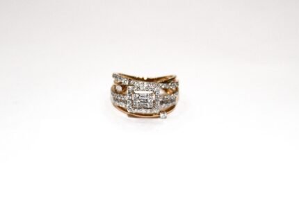 Diamond Ring on 18KT White Gold